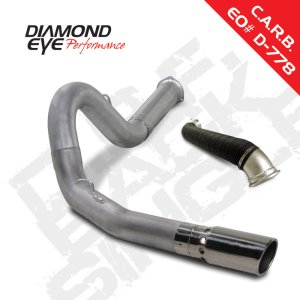 Chevrolet 3500 Performance Exhaust - Diamond Eye Performance - DPF Back SGL w/ TDP AL - `07-`10